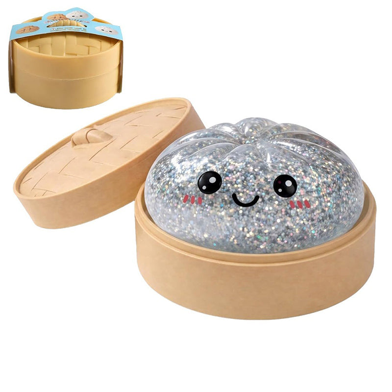 Glowing "Steamed Bun" Style Mystery Stress-Relief Squeeze Toy (Color Random)