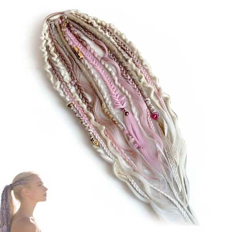 Elastic ponytail dreadlocks