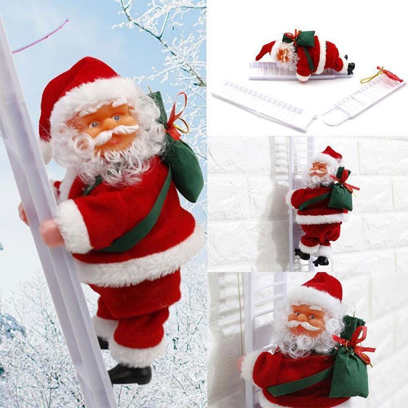 Santa Claus Climbs the Ladders