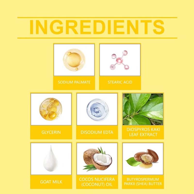 Persimmon goat milk body soap--buy one get one free