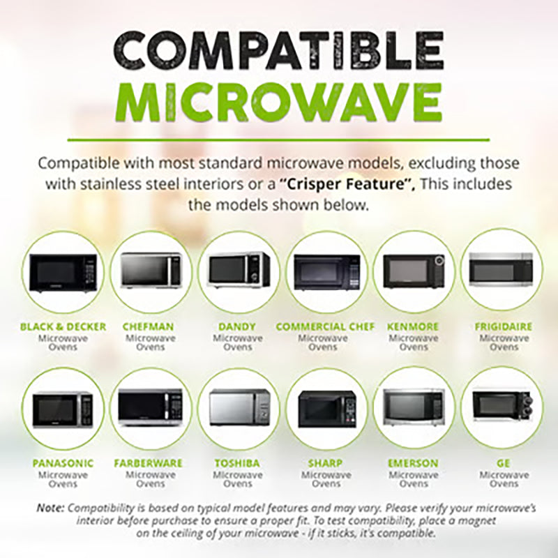 12-inch Microwave oven splash-proof magnetic lid