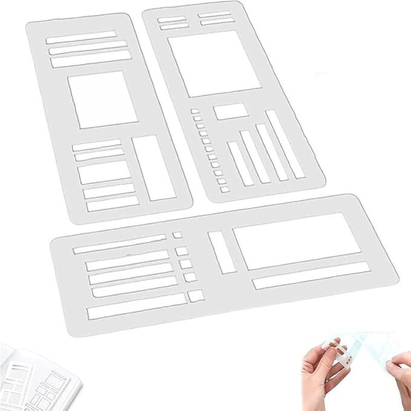 Flexible diary template