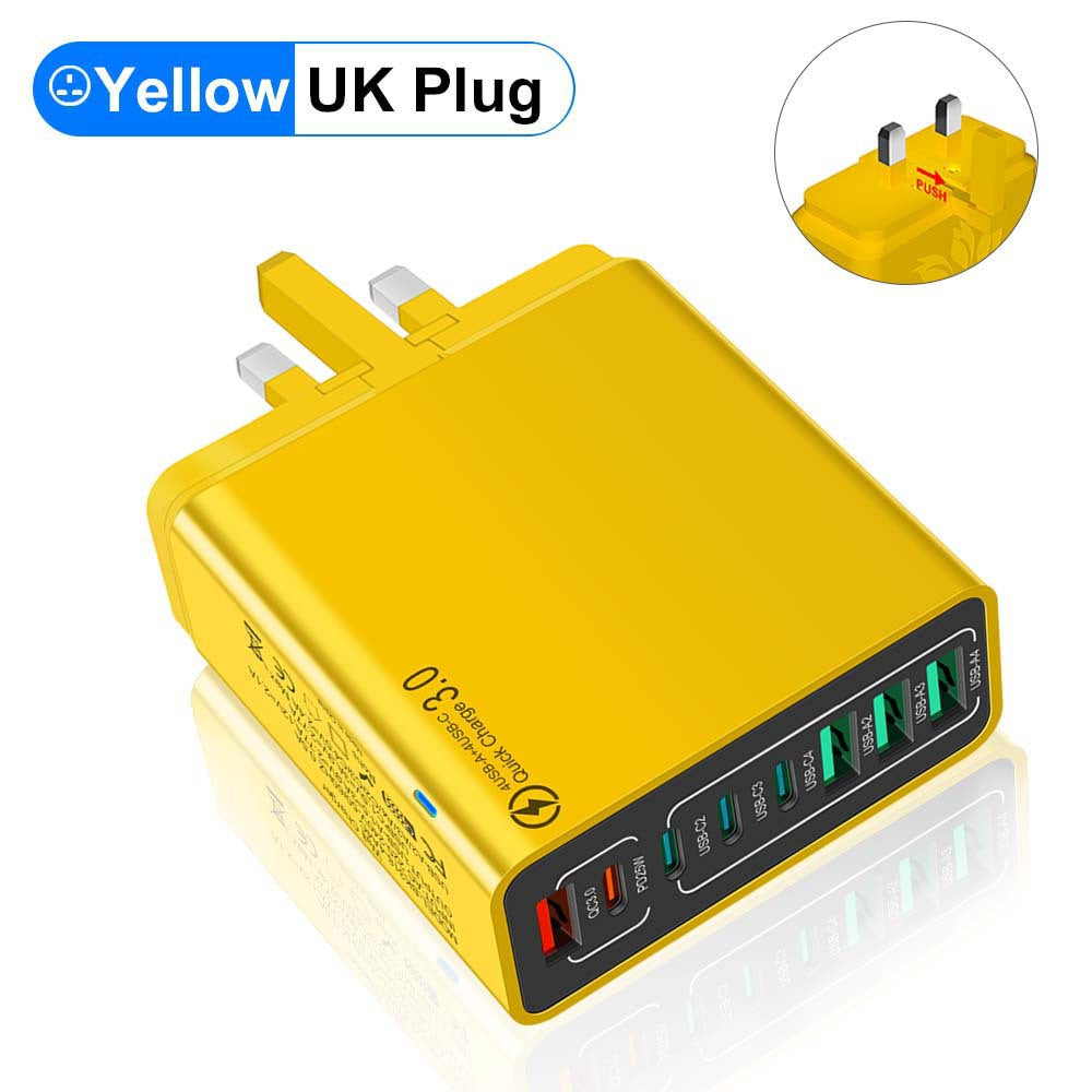 8 in 1 waterproof port USB fast charger