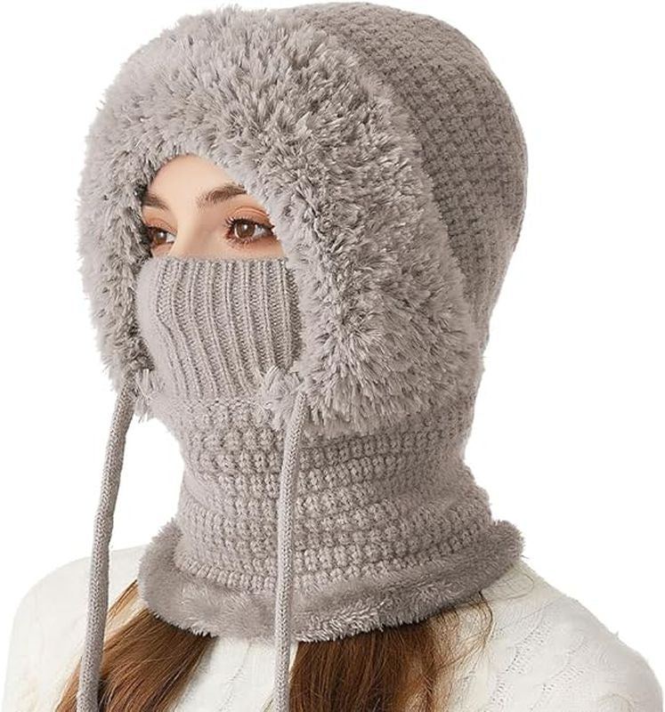 Women's 3-in-1 Knitted Hat