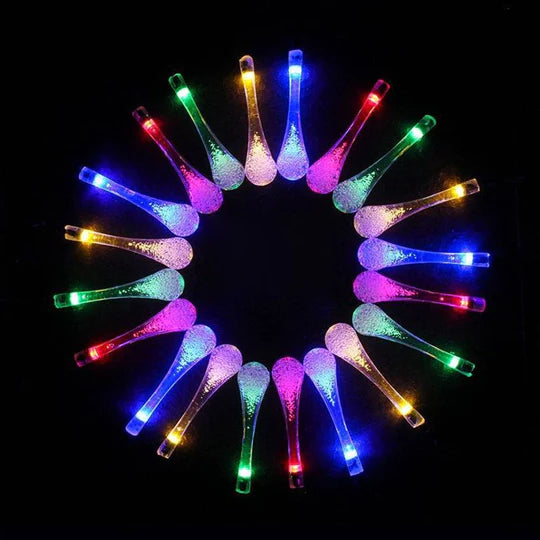 Water Drop Solar String Lights