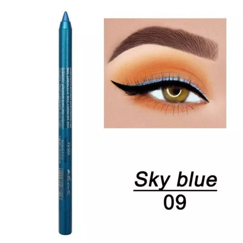 Long-lasting colored eyeliner