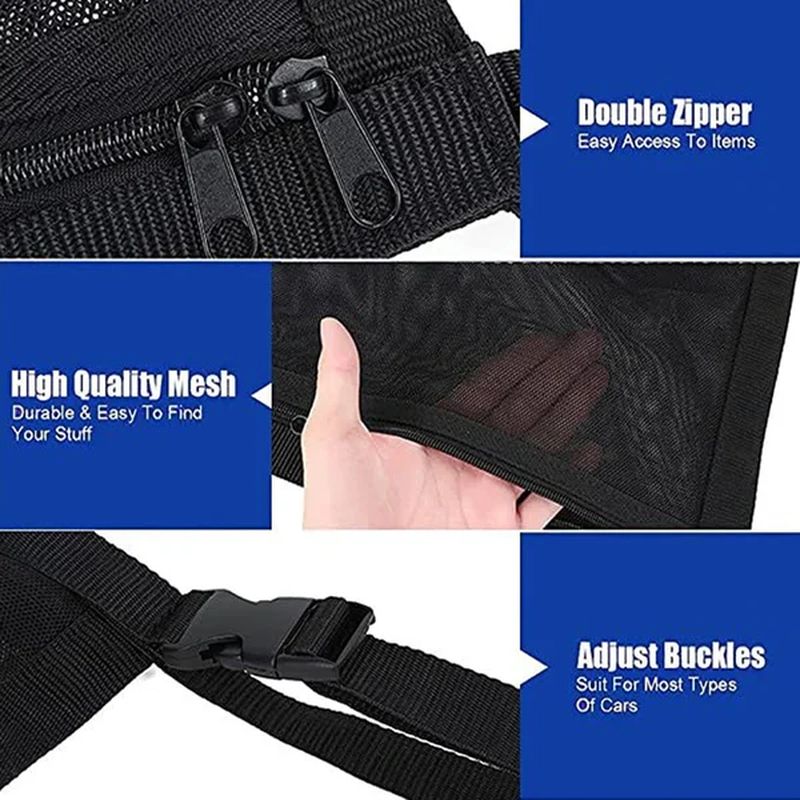 Car storage mesh pocket