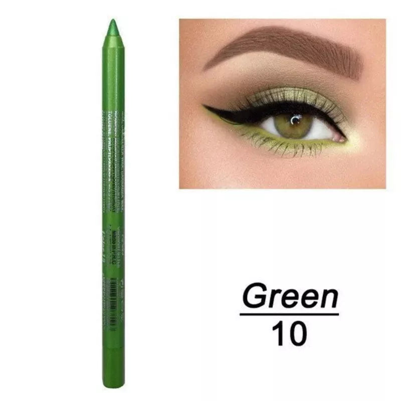 Long-lasting colored eyeliner