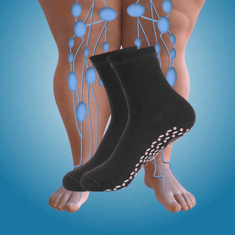 Tourmaline Acupressure Self-Heating Fitness Socks
