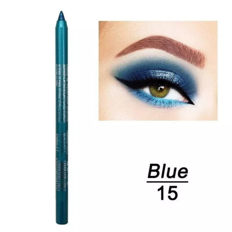 Long-lasting colored eyeliner