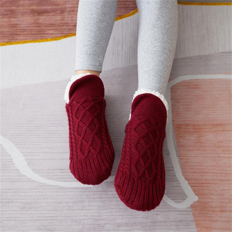 Velvet padded footwear