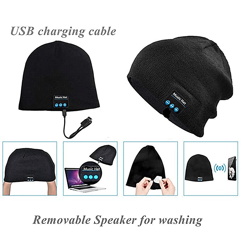 Bluetooth Headset Beanie Hat