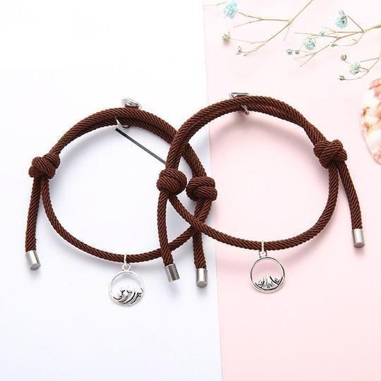 Couples braided bracelets