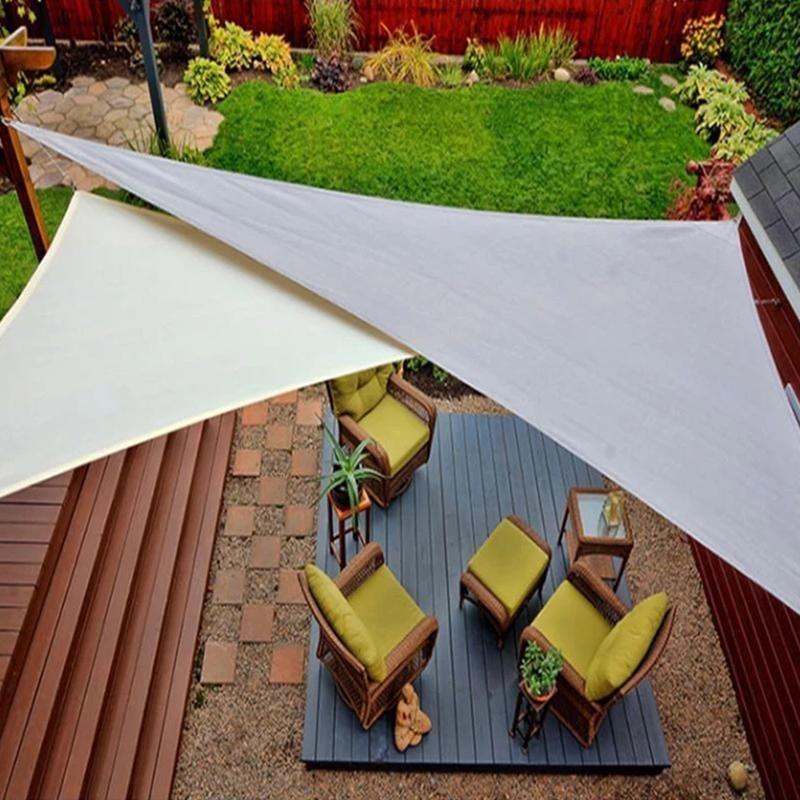 Triangular sunscreen canopy