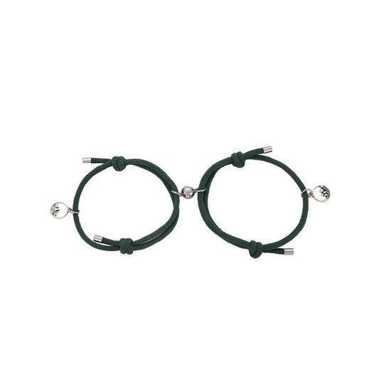 Couples braided bracelets