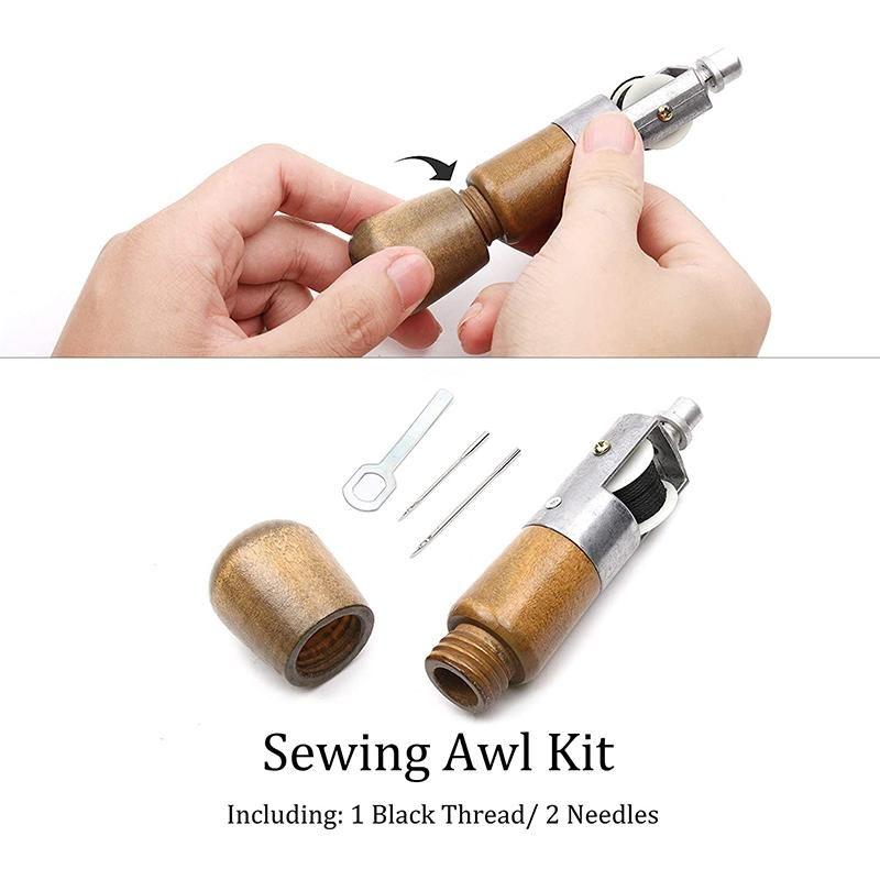 Leather Sewing Awl Kit Hand Stitcher Set
