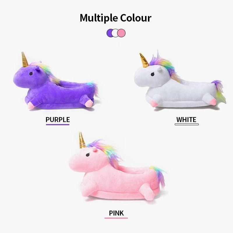 Indoor Warm Lovely Unicorn Slippers