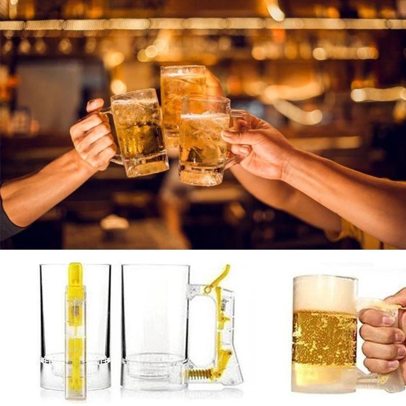 Creative Bubble Foaming Beer Mug for Party Bar