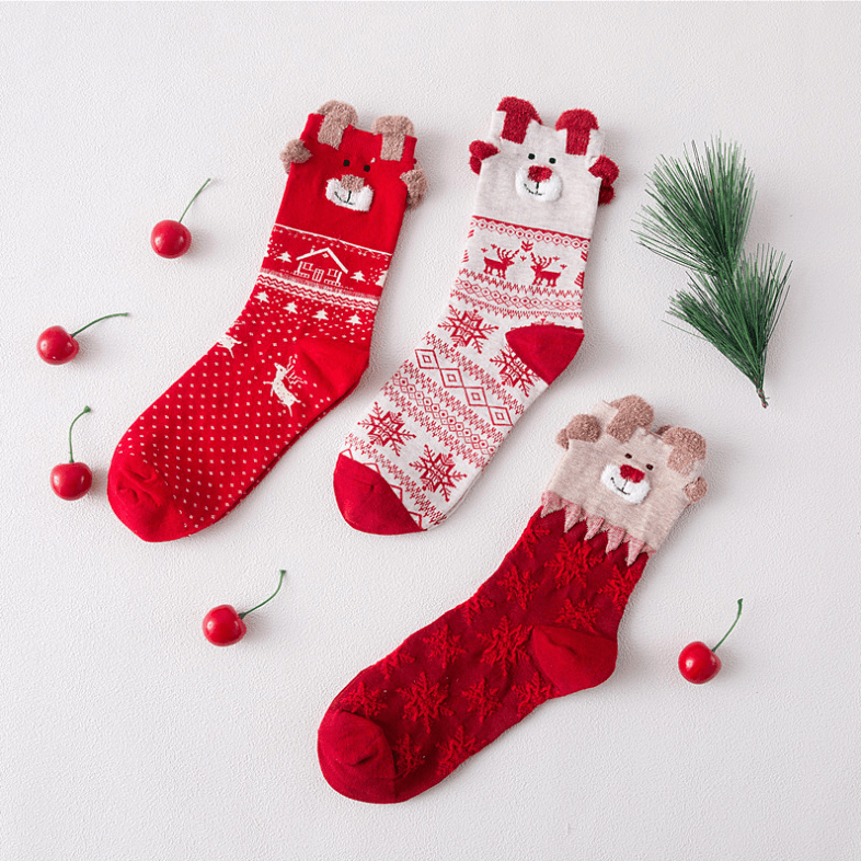 Cute Christmas Socks Perfect Present For Family&Friends