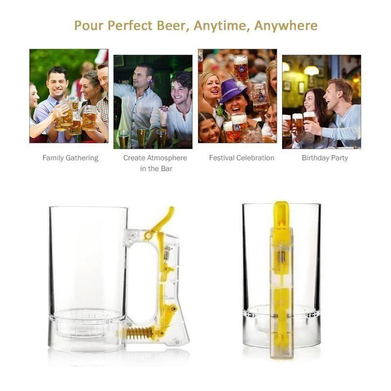 Creative Bubble Foaming Beer Mug for Party Bar