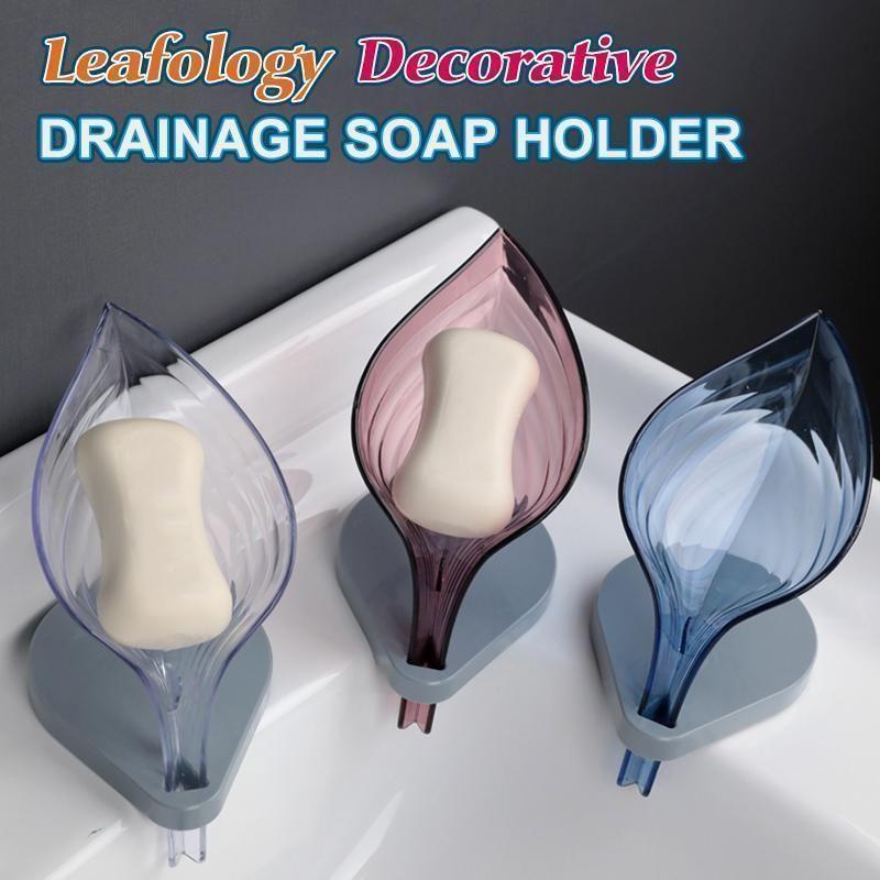 Leaf Decorative Drainage Soap Holder