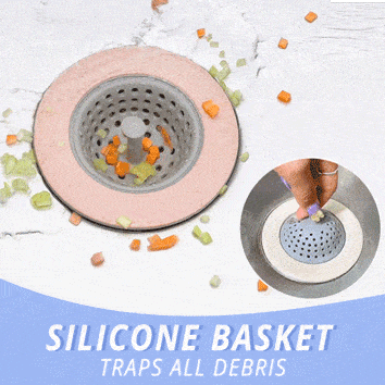 Anti-Clog Flexible Sink Strainer