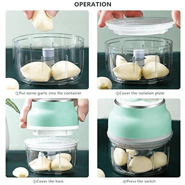 Portable Food Chopper Slicer