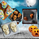 3D skull cake pan