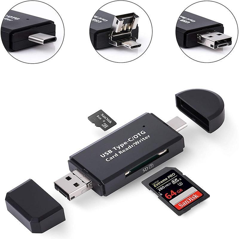 3-in-1 card reader
