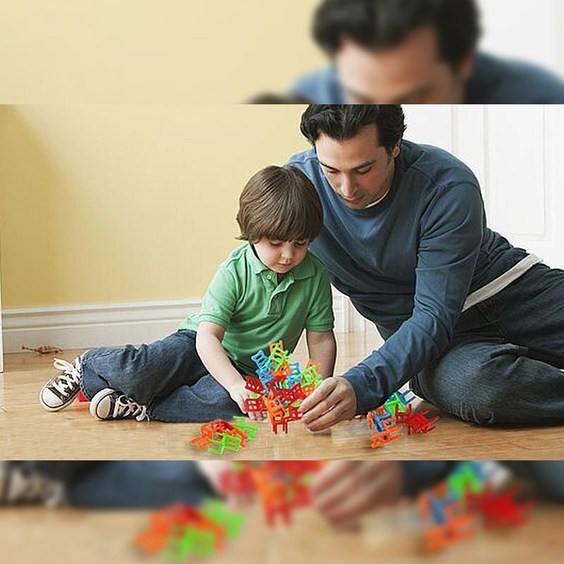 Chairs Stacking Tower Balancing Game