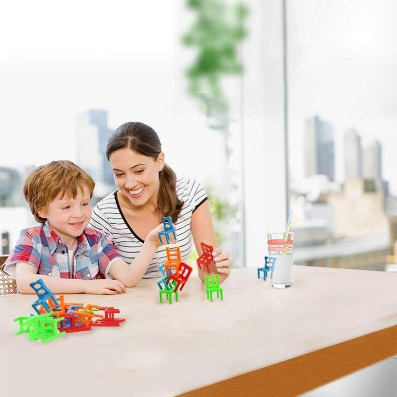 Chairs Stacking Tower Balancing Game