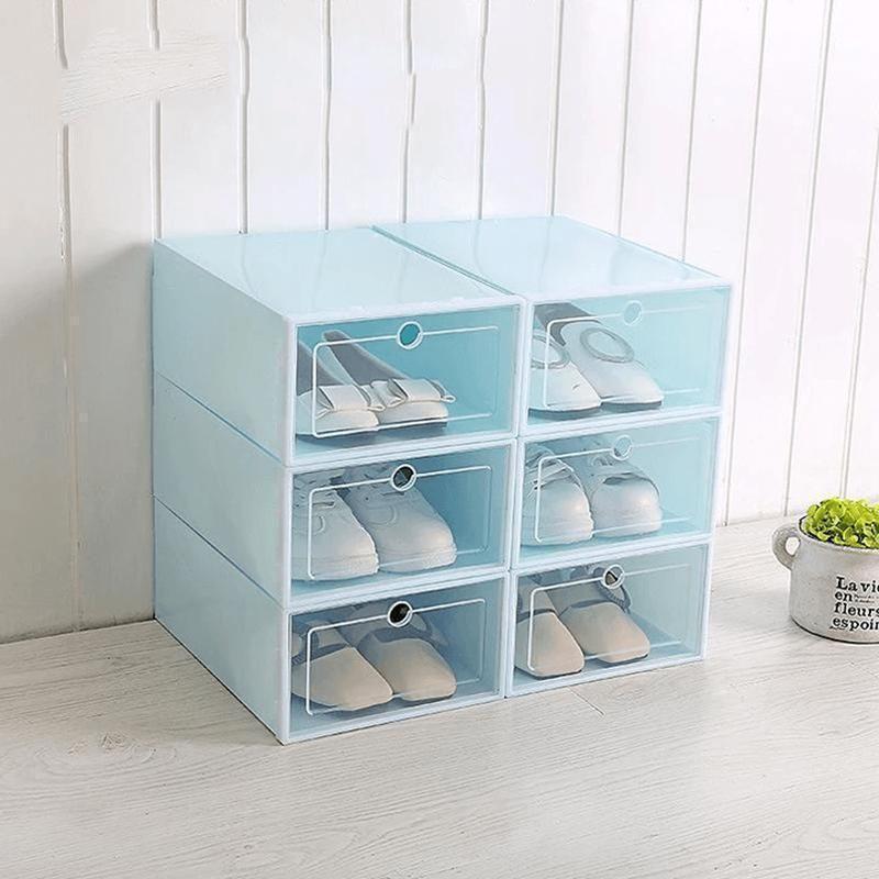 Shoe box with drawers