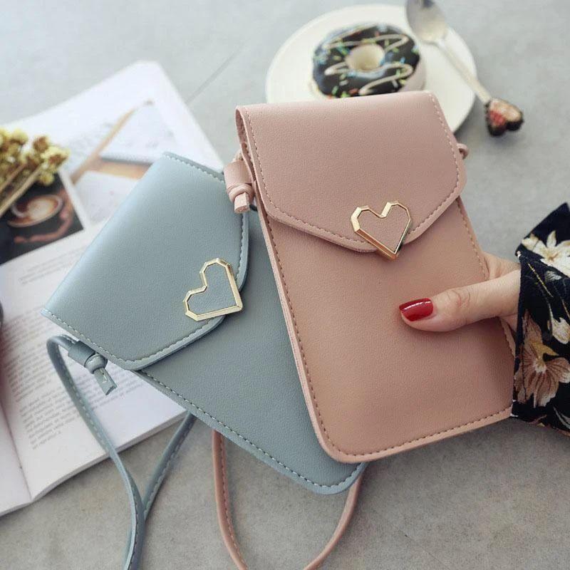 Stylish lady mobile phone bag