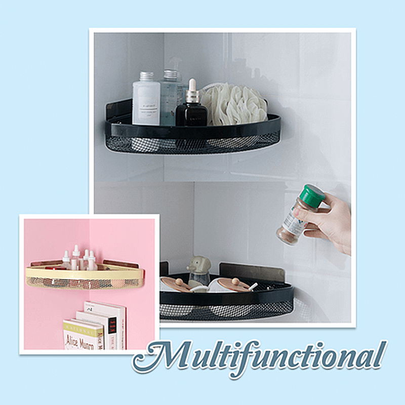 Punchless Triangle Wall Corner Shelf