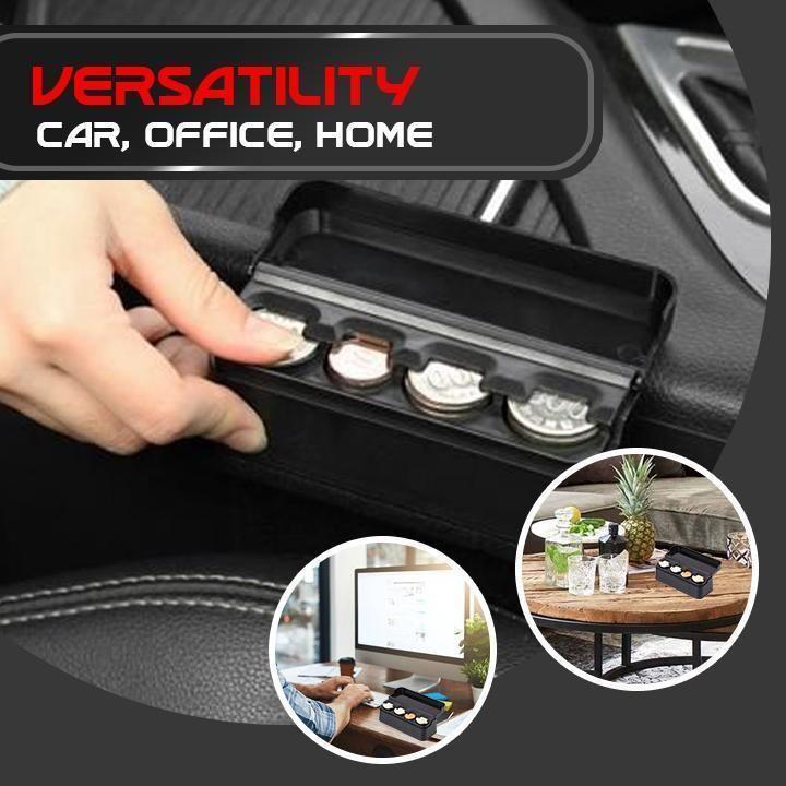 Premium Car Coin Storage Box