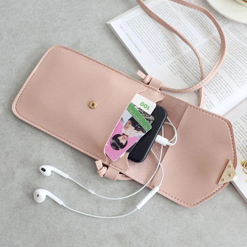 Stylish lady mobile phone bag