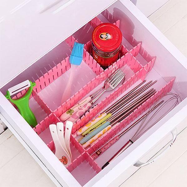 4pcs Drawer Finishing Partition