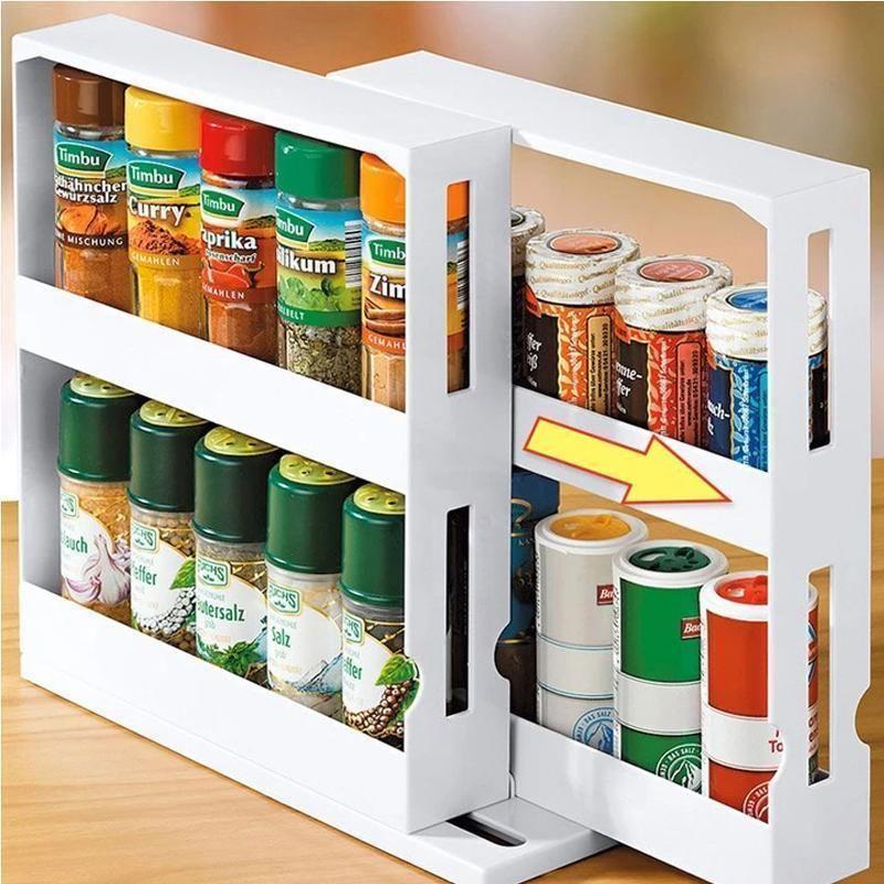 Rotatable multifunction storage rack