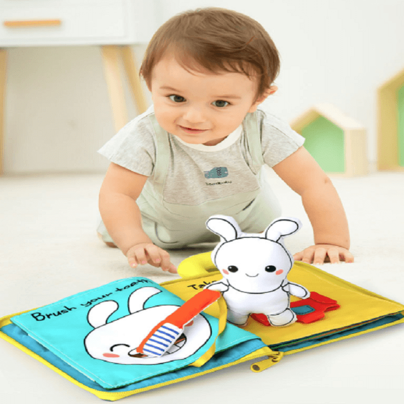 3D Three-dimensional Cloth Book For infants and Toddlers
