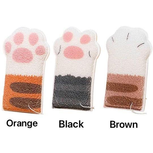 Soft Cute Cat Paw Bath Sponge