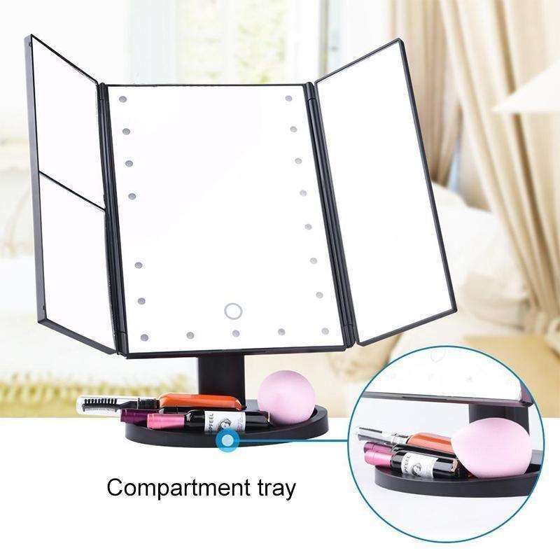 Lighted Makeup Vanity Mirror, 24LED