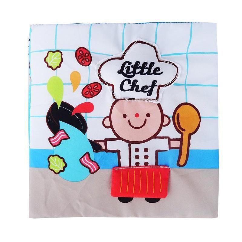 3D Activity Quiet Book - Chef, Bath, Potty Time