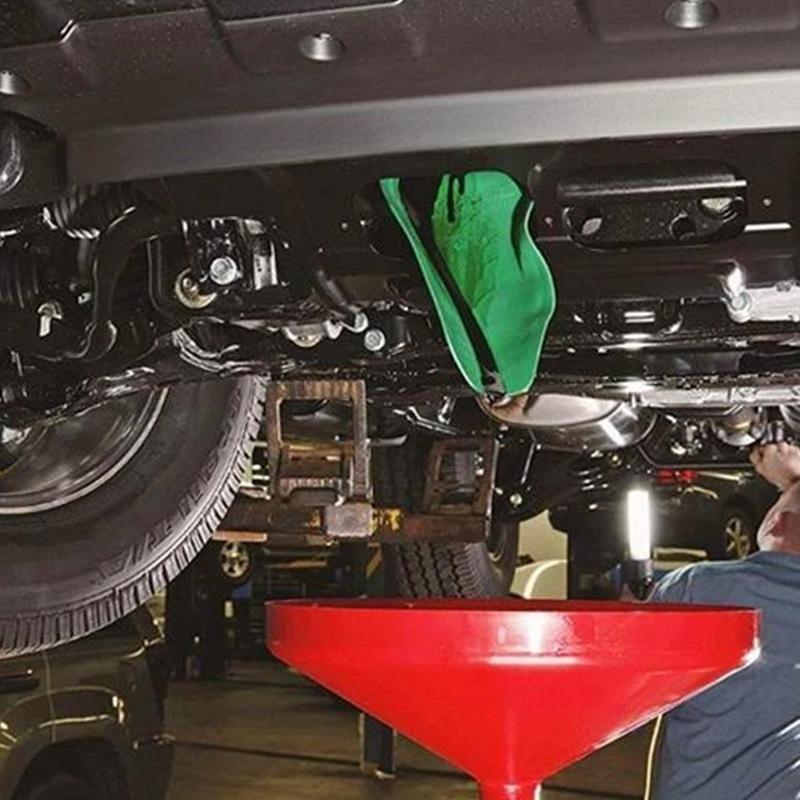 Flexible Draining Funnel Tool