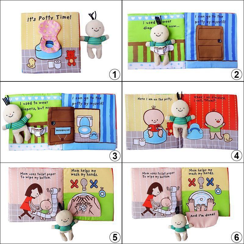 3D Activity Quiet Book - Chef, Bath, Potty Time
