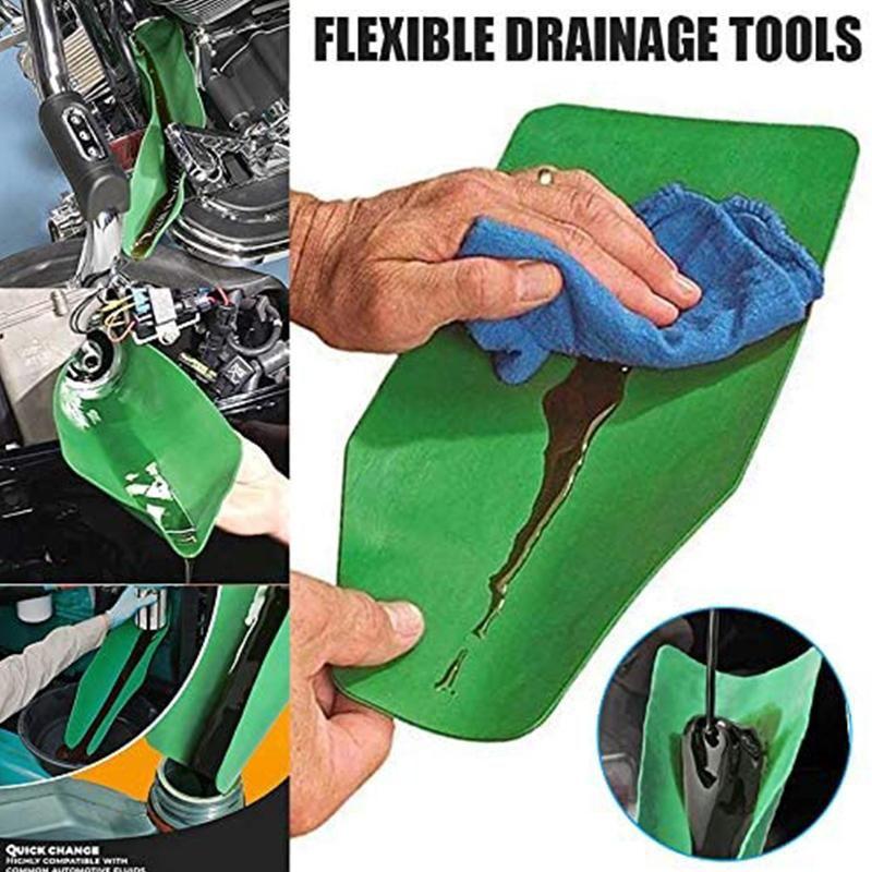 Flexible Draining Funnel Tool
