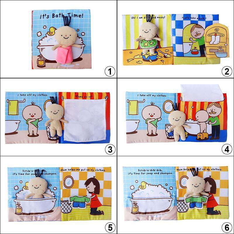 3D Activity Quiet Book - Chef, Bath, Potty Time