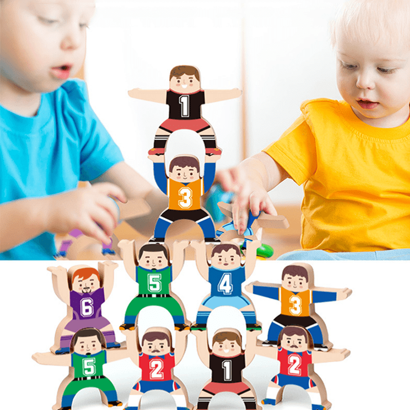Balance Stacking Blocks Wooden Games