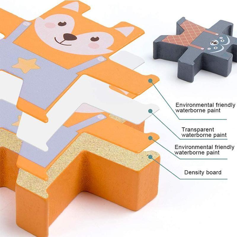 Balance Stacking Blocks Wooden Games