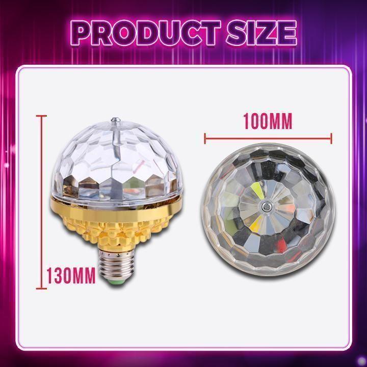 Disco Ball Lamp RGB Rotating LED Party Bulb