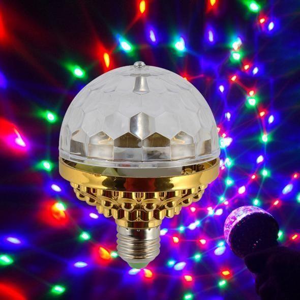 Disco Ball Lamp RGB Rotating LED Party Bulb